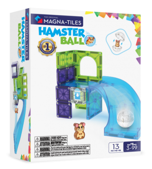 MAGNA-TILES magnetkonstruktori komplekt Hamstripall, 13 | XS Mänguasjad