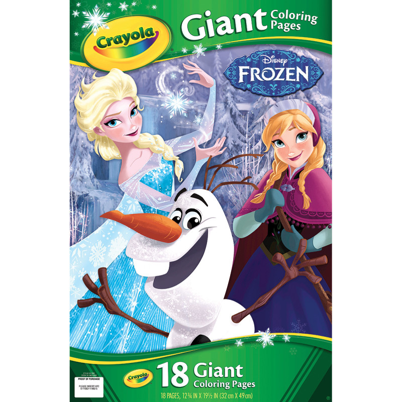 Crayola Suur Varviraamat Frozen Joonistamine Ja