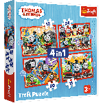 TREFL THOMAS & FRIENDS 4 in 1 Puslede kompl | XS Mänguasjad