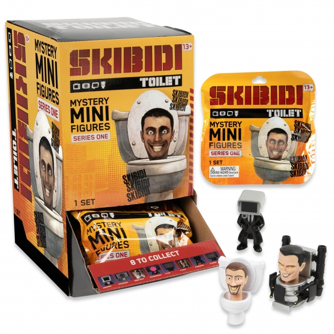 SKIBIDI TOILET Минифигурка-сюрприз, 5 см | XS Mänguasjad | XS