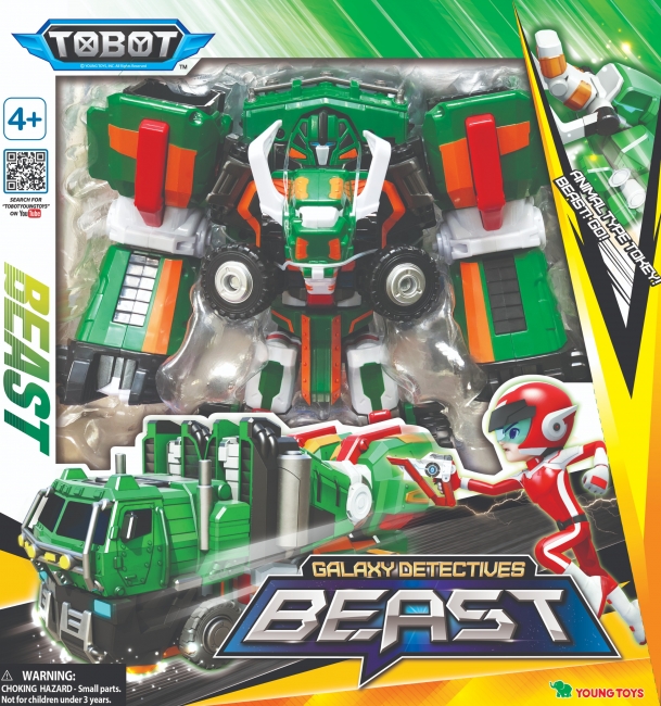 TOBOT Galaxy Detectives robottransformer Beast, 28 XS Mänguasjad