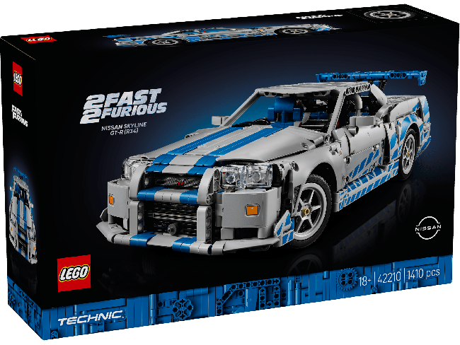 LEGO Technic Двойной форсаж: автомобиль Nissan Skyline GT-R (R34