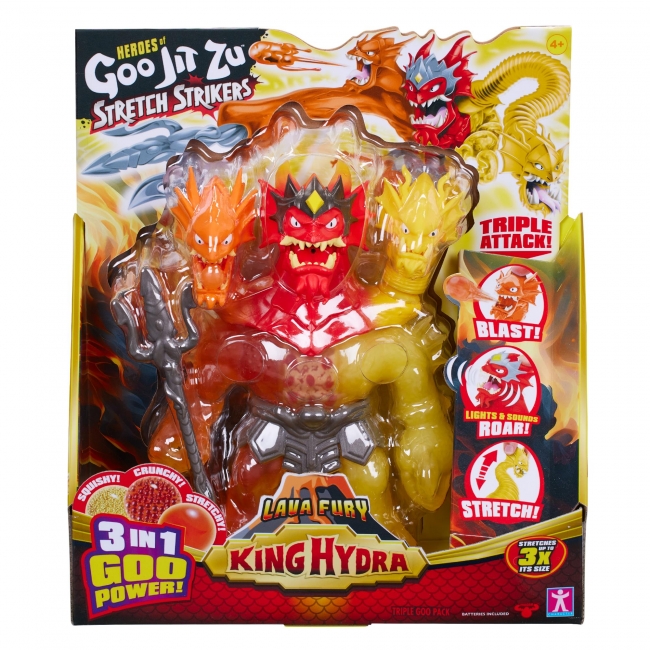 HEROES OF GOO JIT ZU Stretch Strikers фигурка со светом и