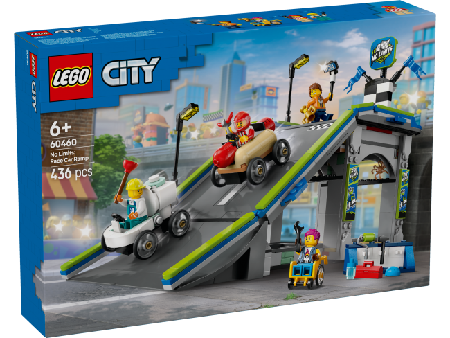 LEGO City Piiranguid pole: võidusõiduauto kaldteerada 60 | XS Mänguasjad