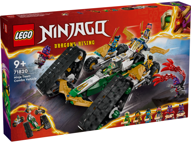 LEGO Ninjago Комбинированный автомобиль команды ниндзя 71 | XS