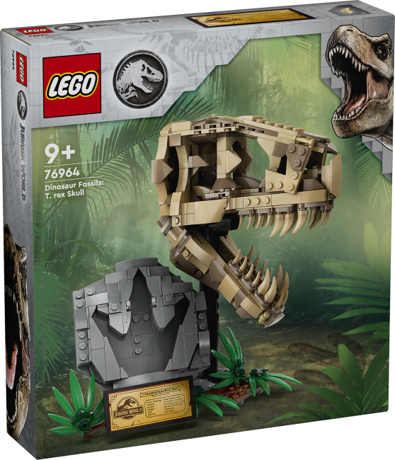 LEGO Jurassic World Окаменелости динозавров: Череп тираннозавра 76