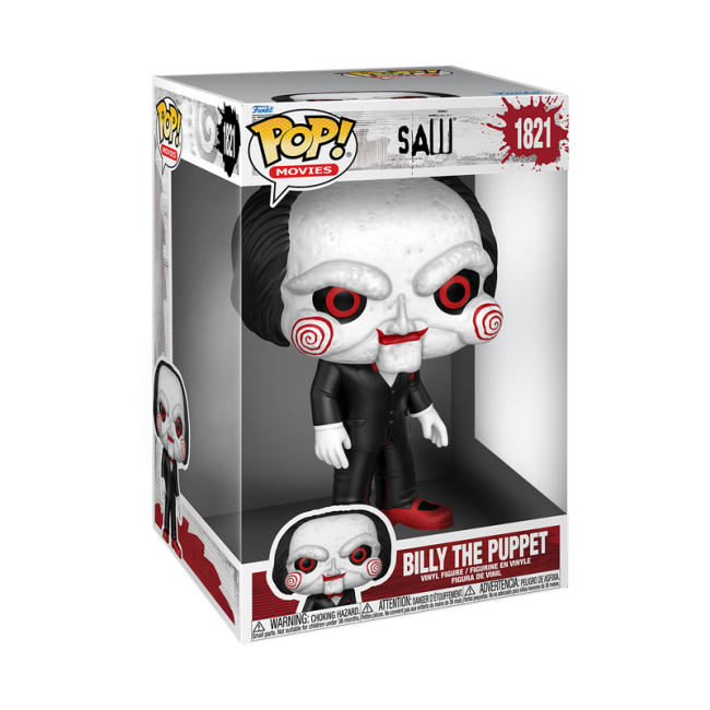希少 Funko pop SAW ファンコ ソウ ビリー 血濡れ版 海外限定版 FUNKO POP! Jumbo Vinyl: Фигурка Saw - Bi | XS Mänguasjad