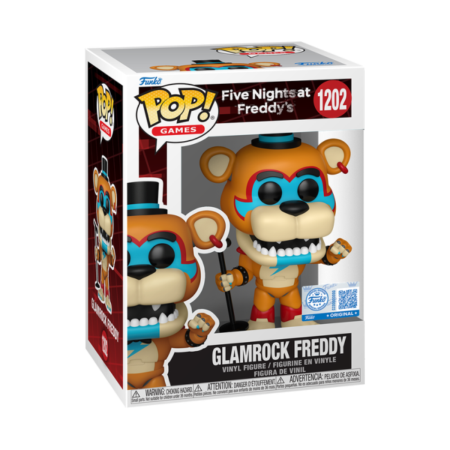 【超希少品】Freddy Funko フレディファンコ as lhead FUNKO POP! Vinyl: Фигурка: Five Nights at Freddy´s - Glamrock Fre