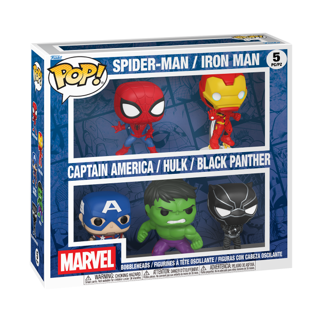 FUNKO POP! Marvel - 5-Pack | XS Mänguasjad | XS Mänguasjad