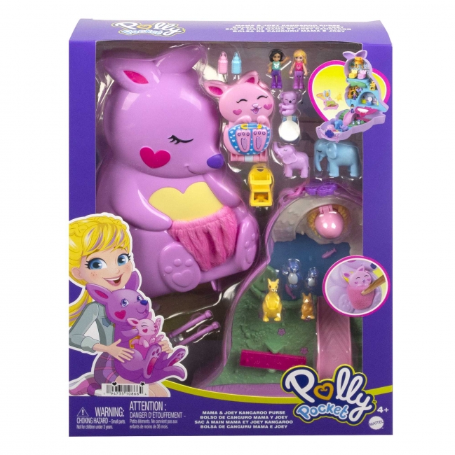 POLLY POCKET Kangaroo Pu XS Manguasjad
